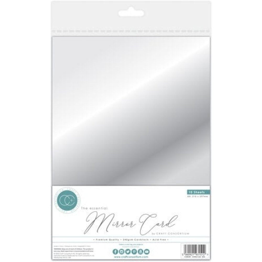 Craft Consortium - Mirror Card - Silver