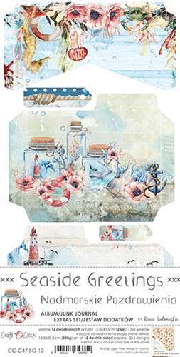 Craft O' Clock seaside greetings Extra sets
