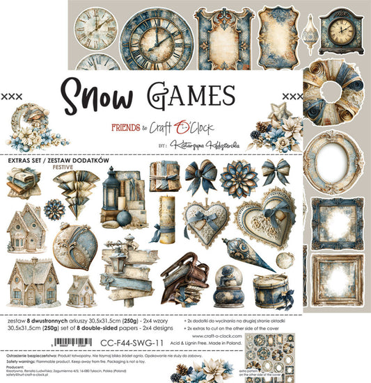 Craft o' clock Snow Games papers