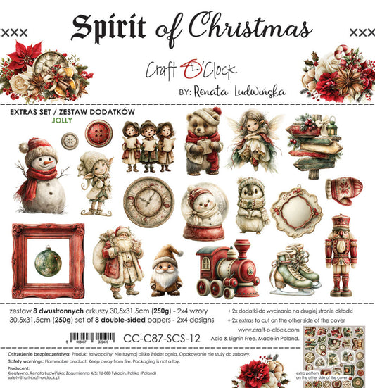Craft o' clock Spirit of Christmas papers