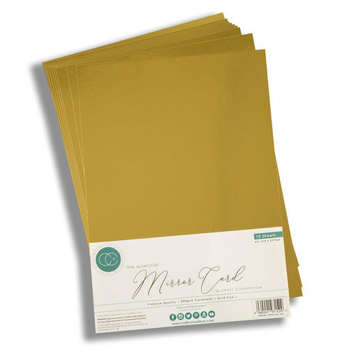 Craft Consortium - Mirror Card - Gold