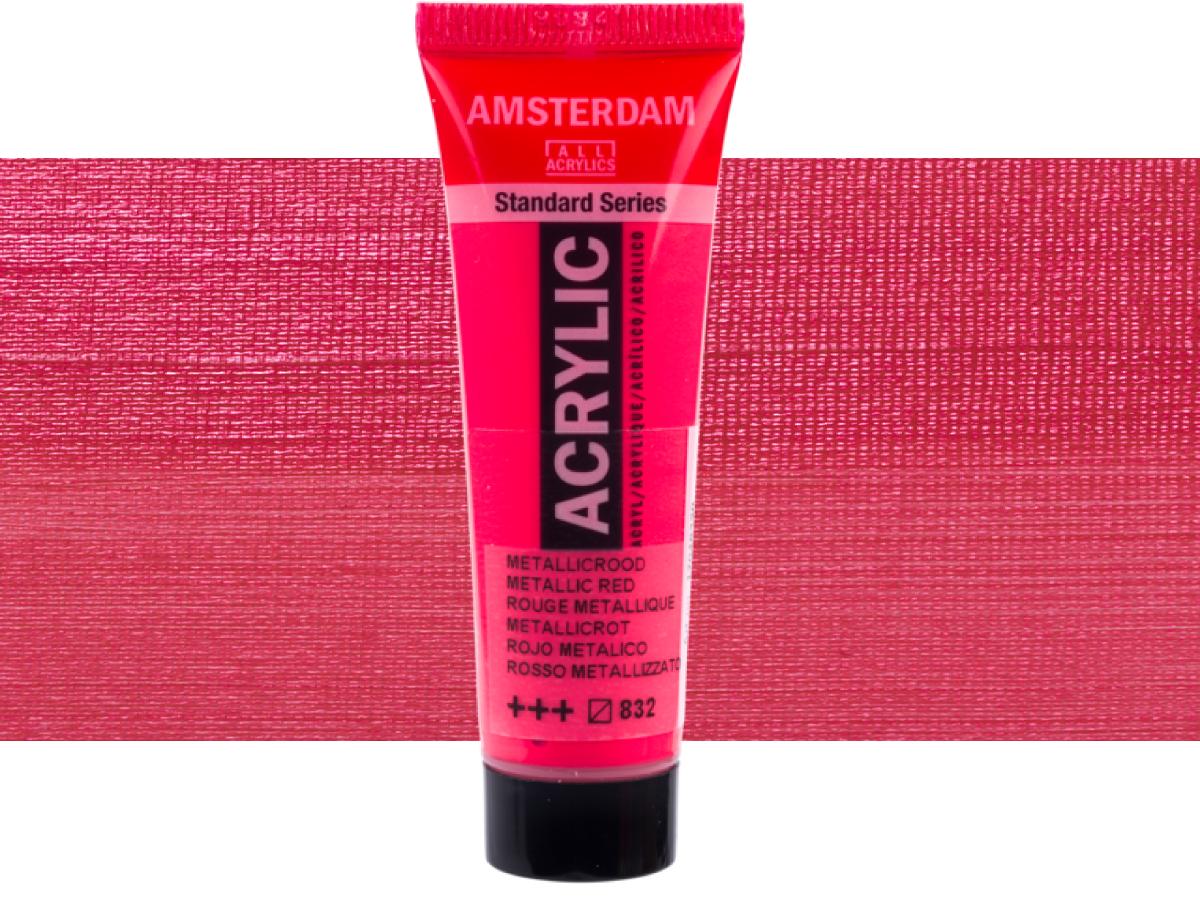 Talens - Amsterdam acrylverf 20 ml metallic rood