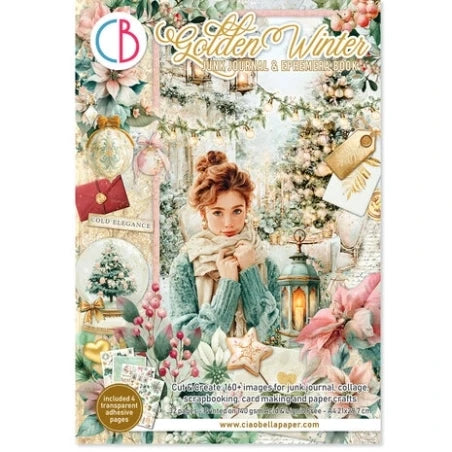 Ciao Bella - Golden Winter - Junk Journal & Ephemera Book