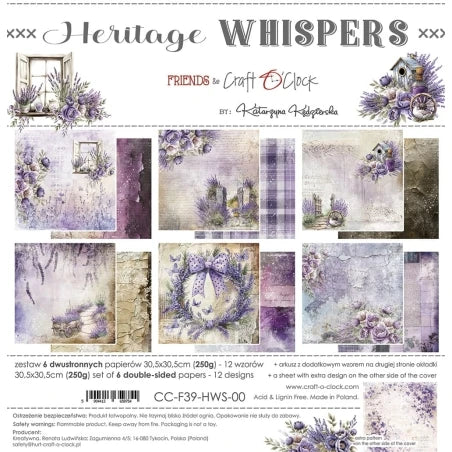 Craft O' Clock - Heritage Whispers 12 inch