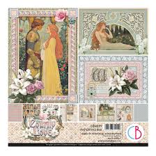 Ciao Bella - Courtly Love - Paper Pad 8x8 inch