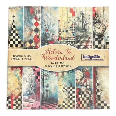 IndigoBlu - Return to Wonderland 8x8 inch paper book