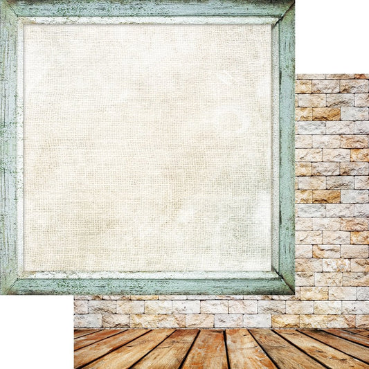Memory Place Brick Wall and frames Paper pack