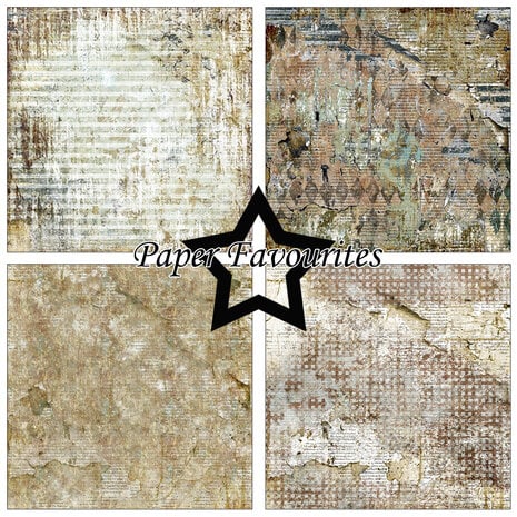 Paper Favourites Grunge 12x12 Zoll Papierpaket