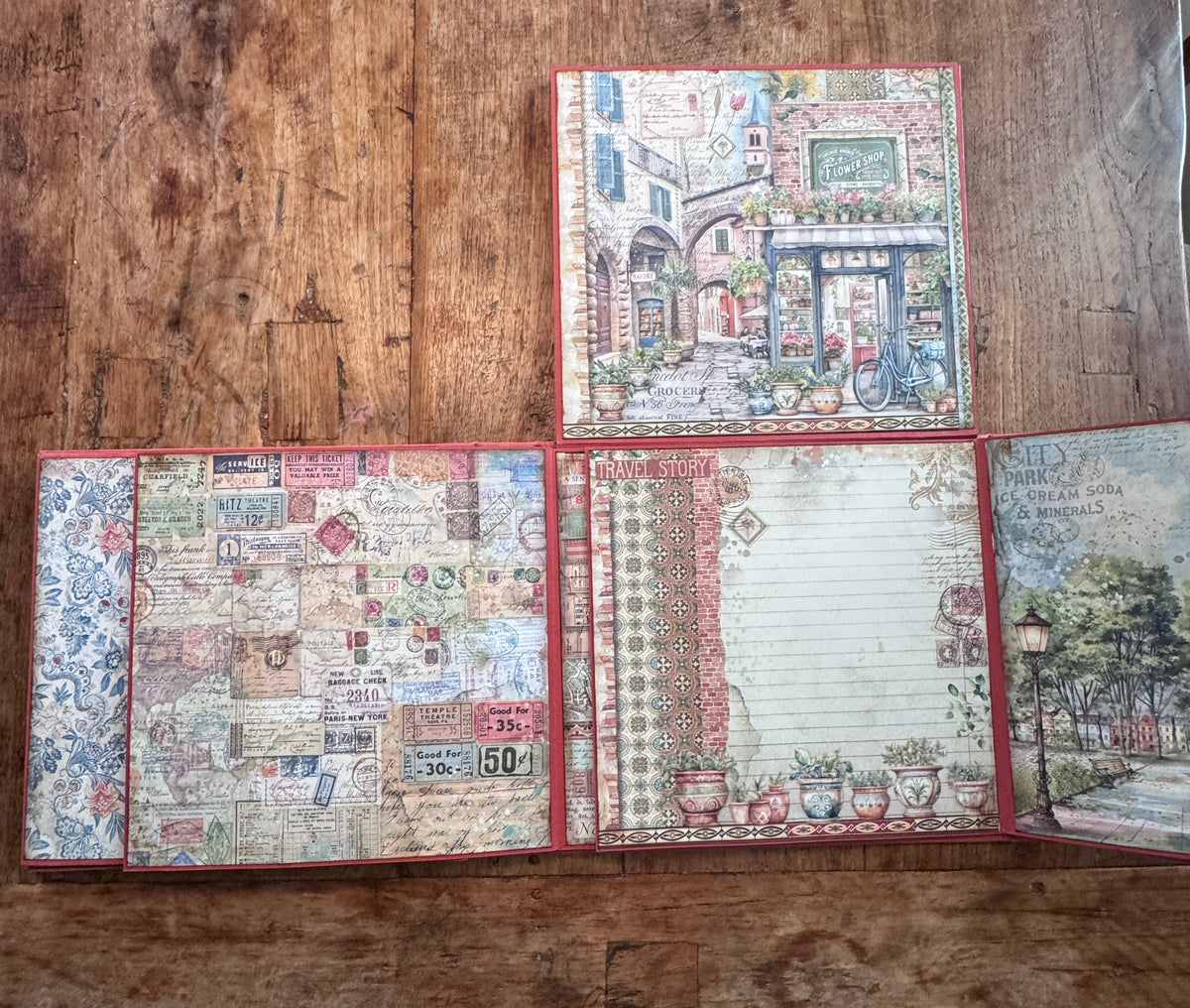 Workshop-Folio-Album Die Kunst des Reisens