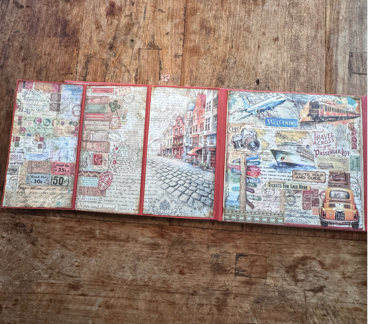 Workshop-Folio-Album Die Kunst des Reisens