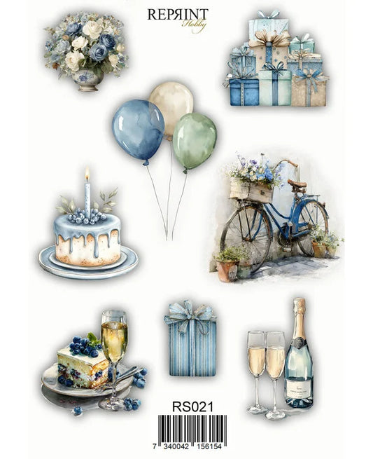 Reprint hip hip hooray designpapier