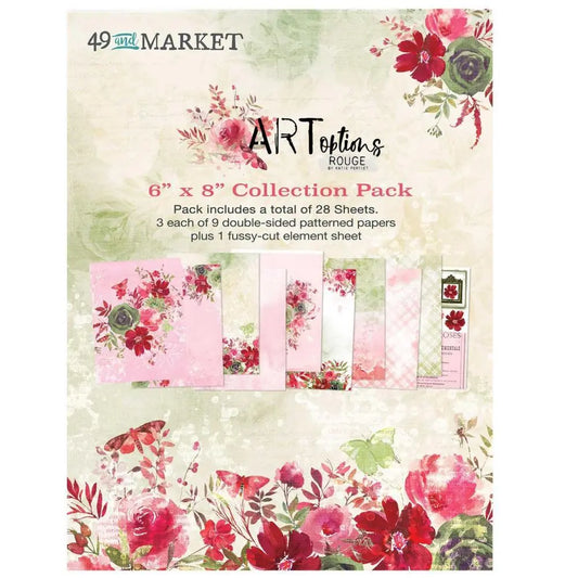 49 and Market - Artoptions Rouge - paper sets