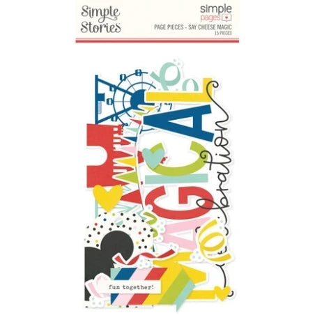 Simple Stories - Page Pieces - Say Cheese Magic