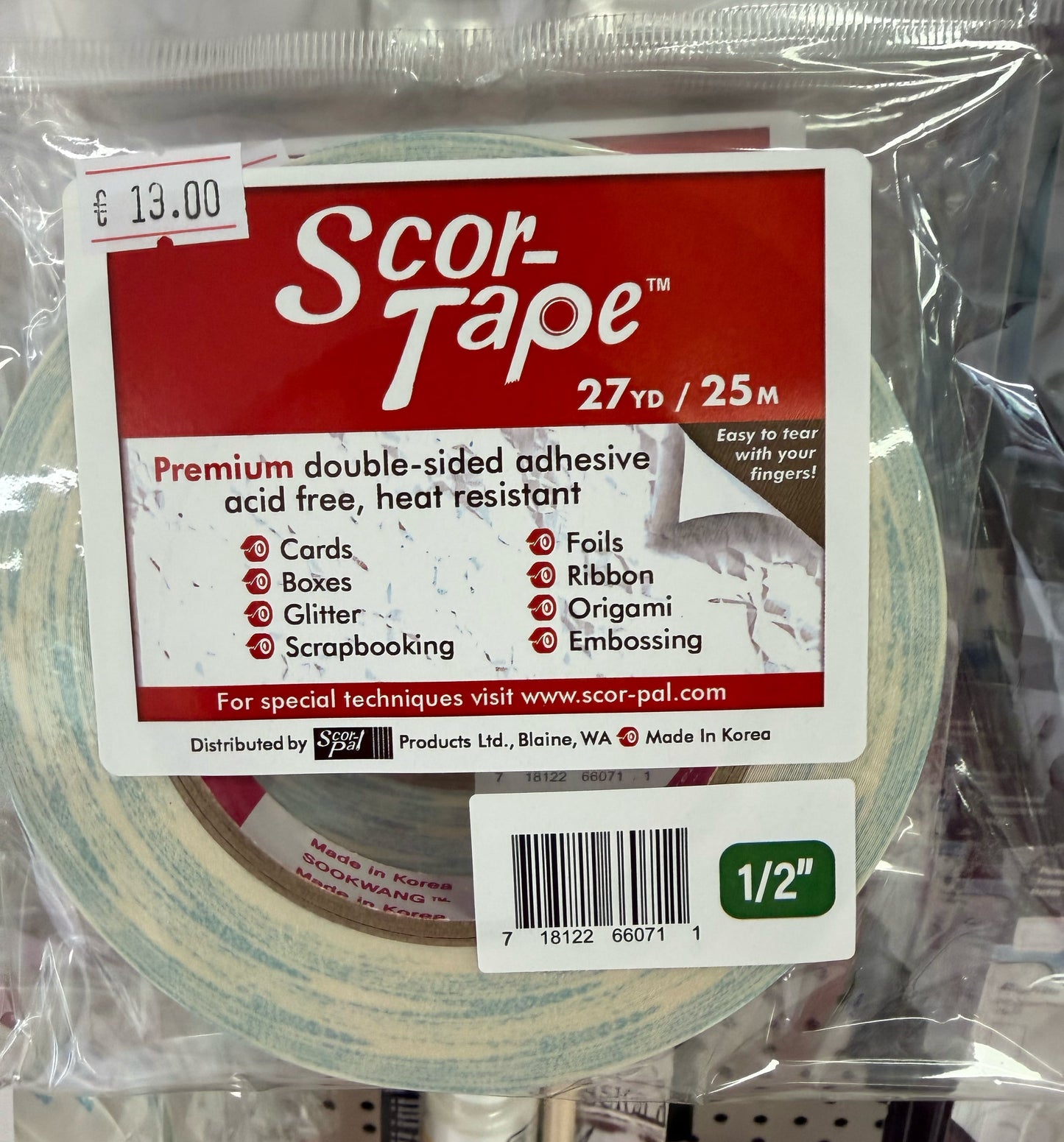 Scor-pal dubbelzijdig tape