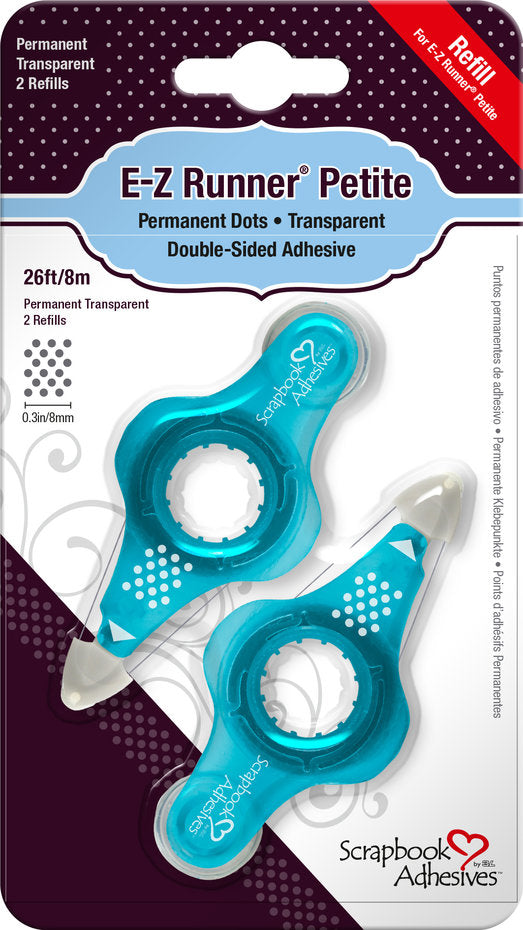 E-Z Dots permanent transparant petite Refill