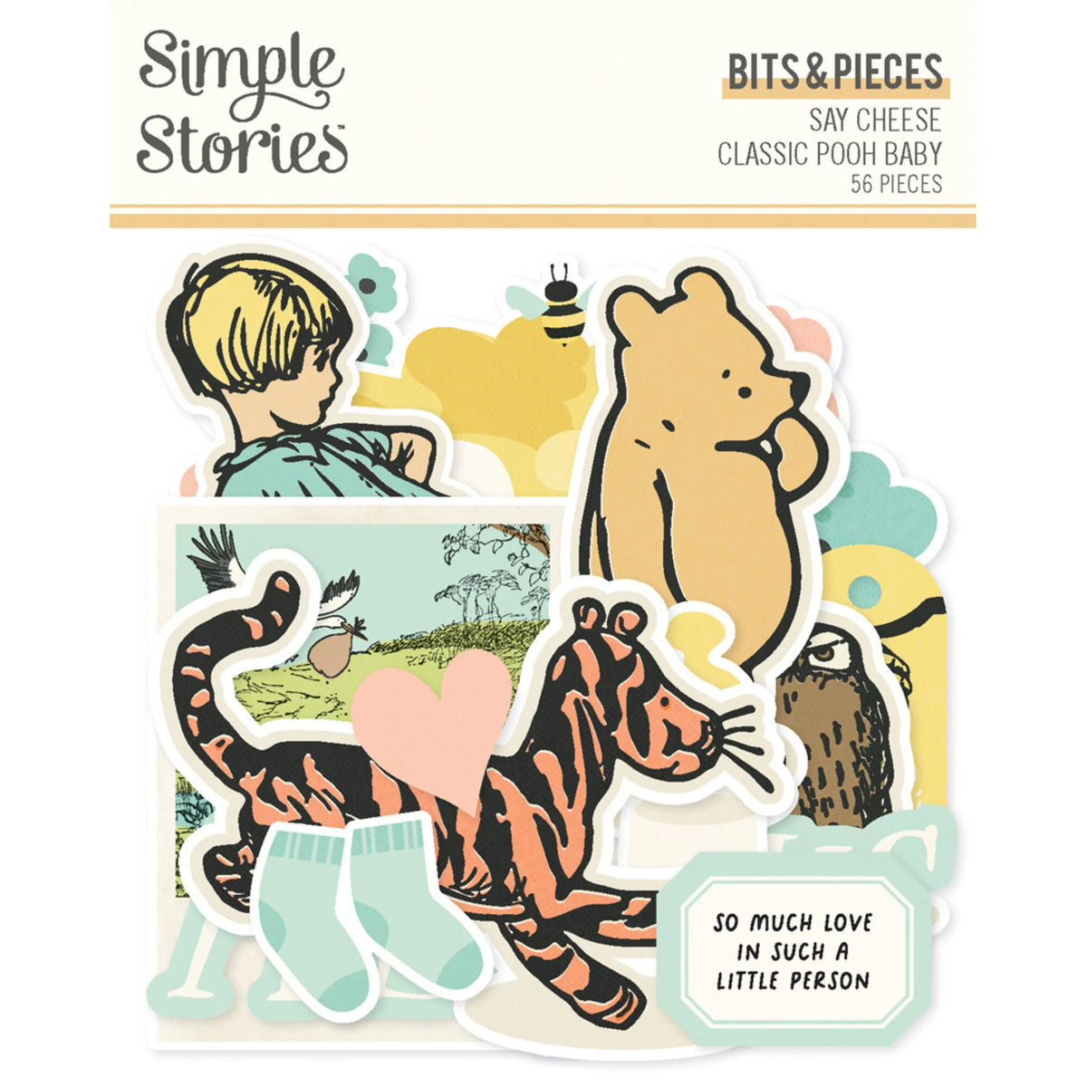 Simple Stories Say cheese classic pooh baby embellishments
