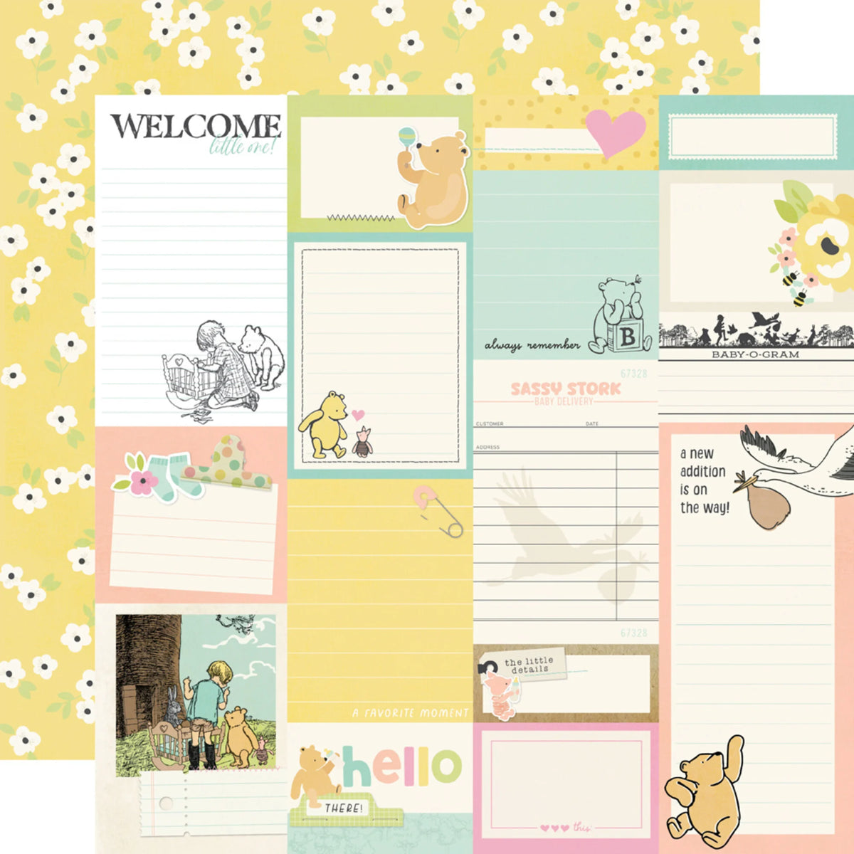 Simple Stories say cheese classic pooh baby collection kit