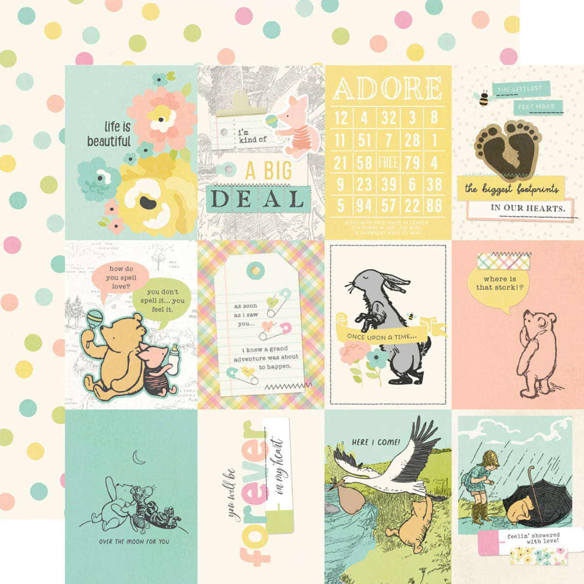 Simple Stories say cheese classic pooh baby collection kit