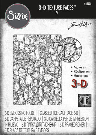 Tim Holtz - Sizzix - 3-D Texture Fades Embossing Folder