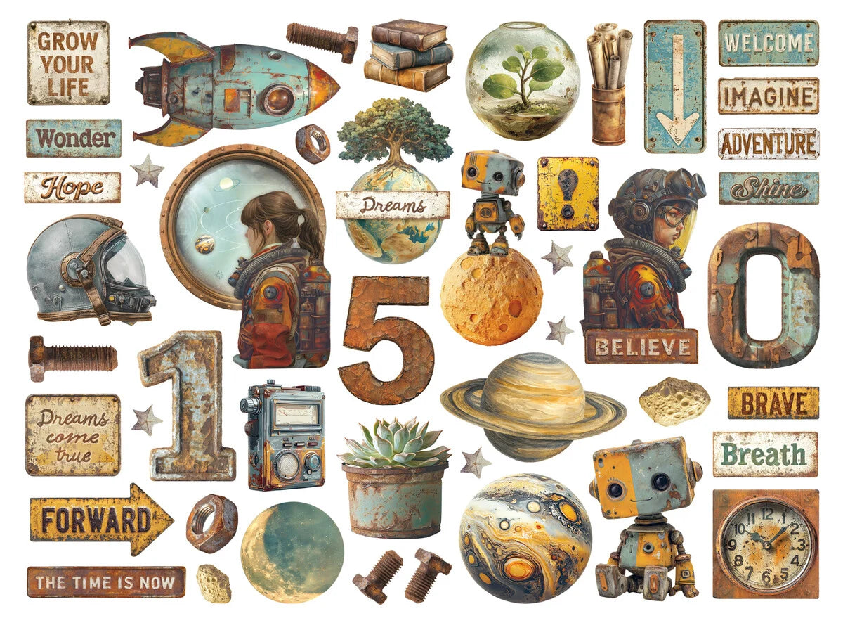 Stamperia A New Beginning embellishments