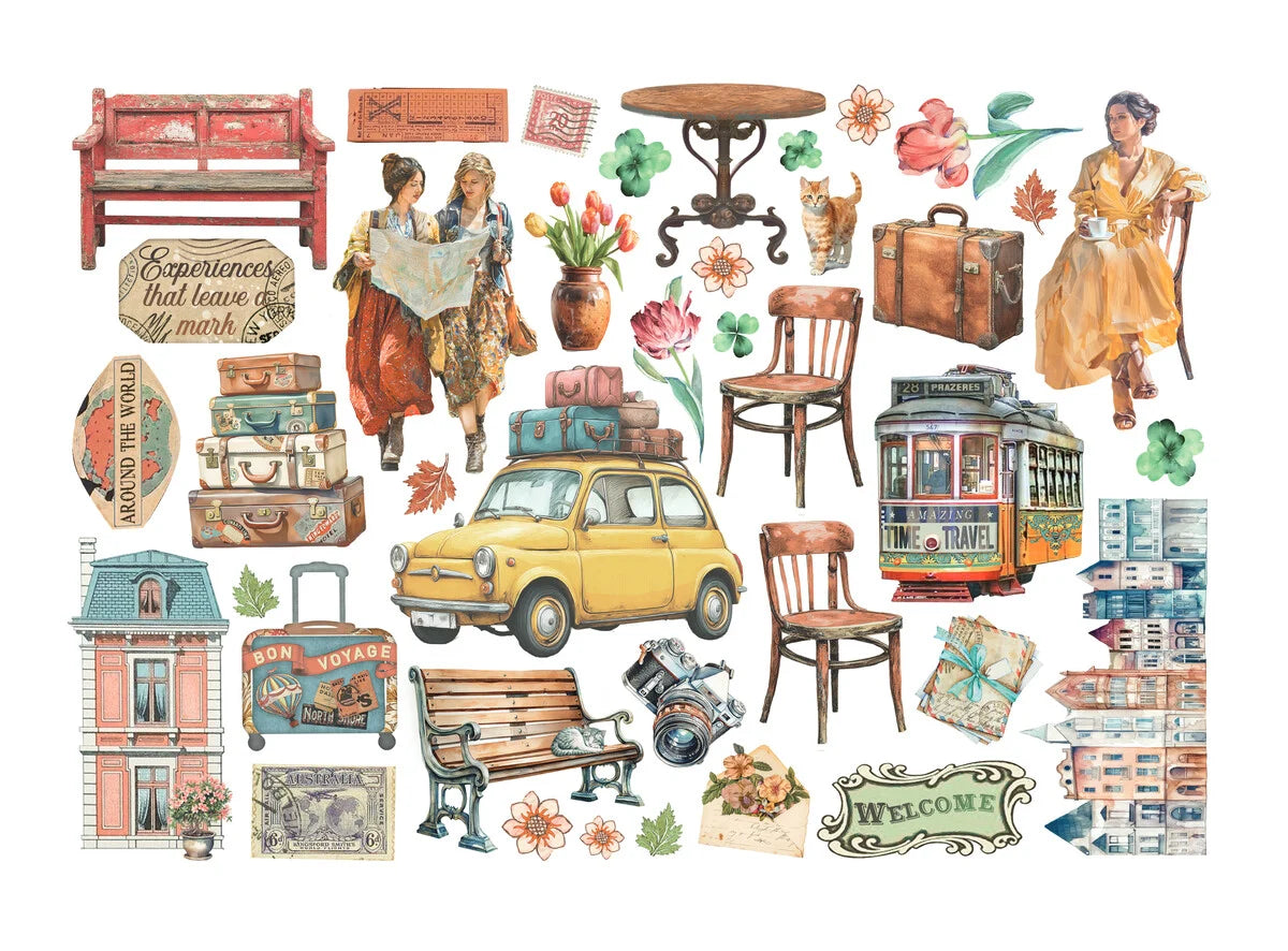 Stamperia Art of traveling ephemera