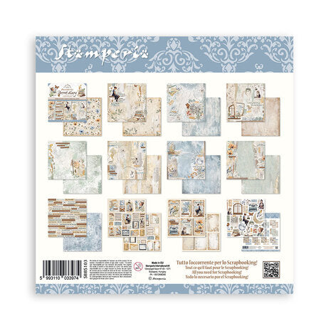 Stamperia Secret Diary paper set