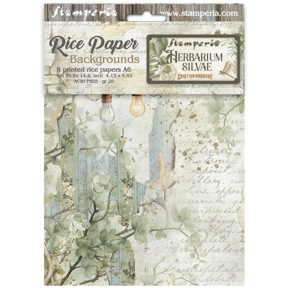 Stamperia - Herbarium Silvae - Rice paper A6