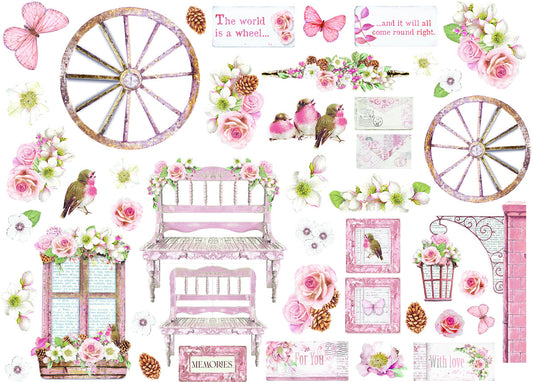 Stamperia Roseland Die cuts