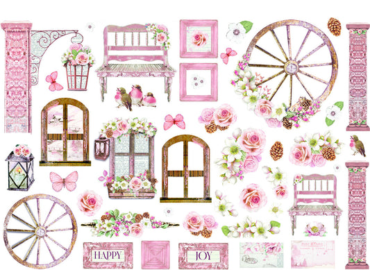 Stamperia Roseland Ephemera