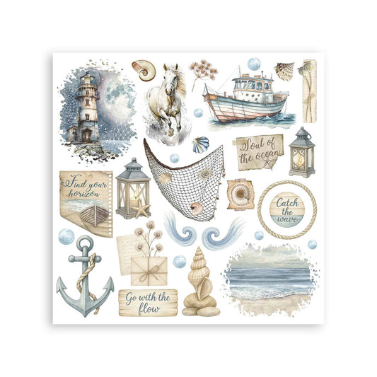 Stamperia Silent Sea rub-on kit