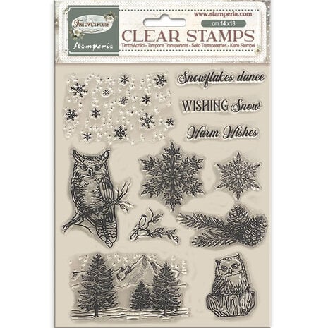 Stamperia - Clear Stamps - The Owl's House