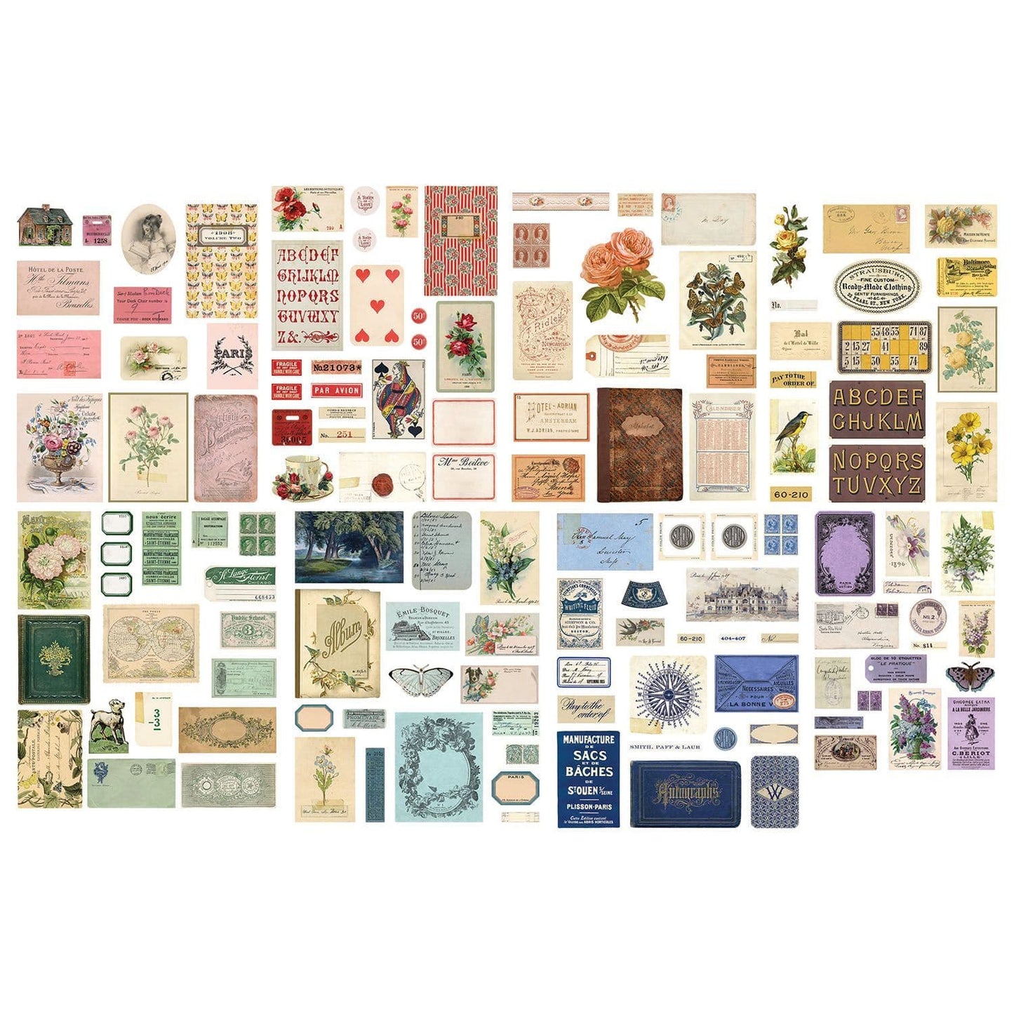 Tim Holtz - Idea-ology - Ephemera Pack - Palette