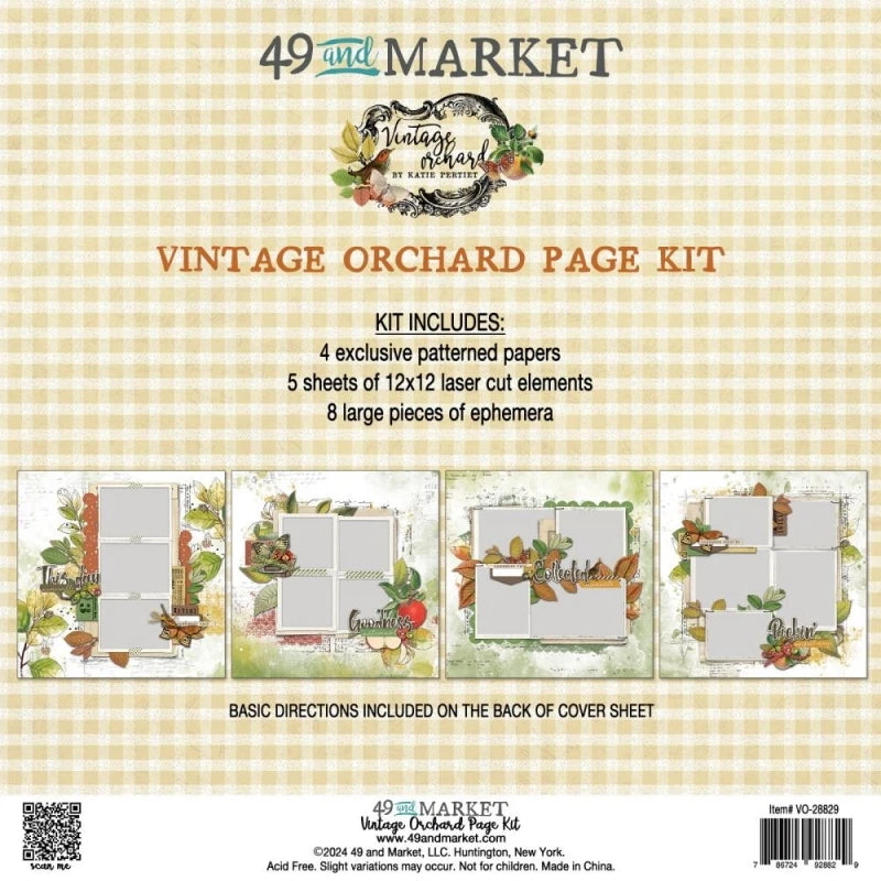 49 and market Vintage Orchard Page kit