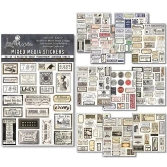 Ciao Bella - Mixed Media Stickers - Vintage Scripts