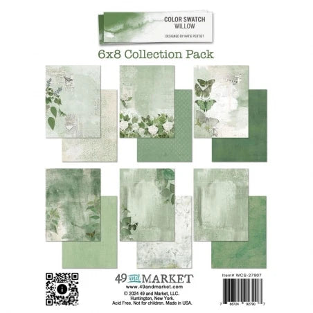 49 and Market - Color Swatch Willow - 6x8 collection pack