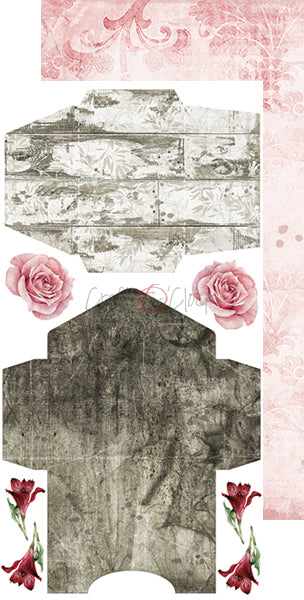 Craft O'Clock - VINTAGE LOVE - JUNK JOURNAL extras set