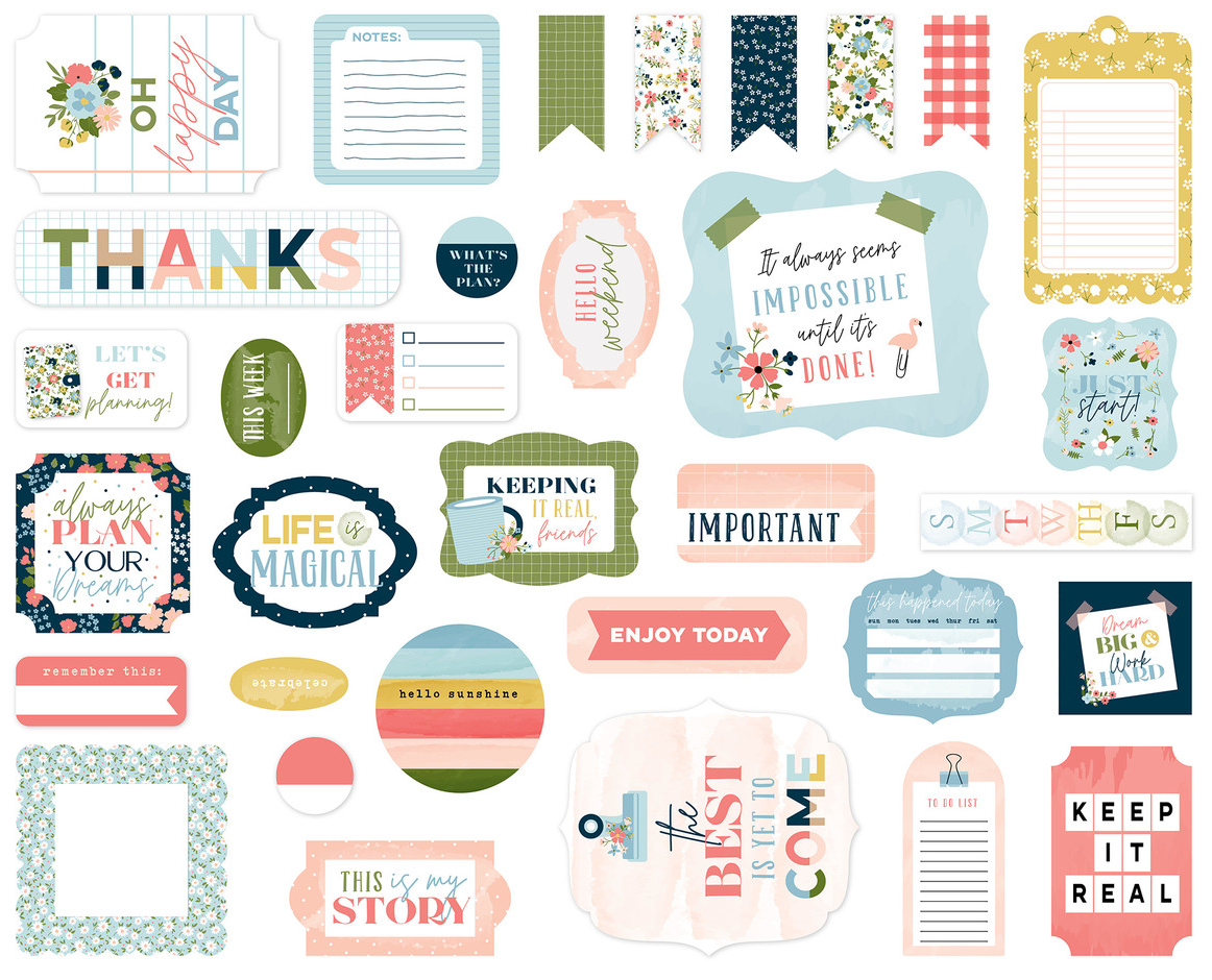 Echo Park - Ephemera - Die Cuts