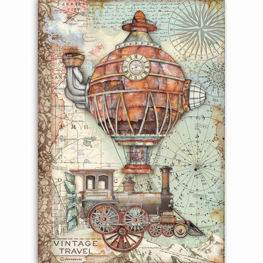 Stamperia - Sir Vagabond Scrapbooking Reispapiere