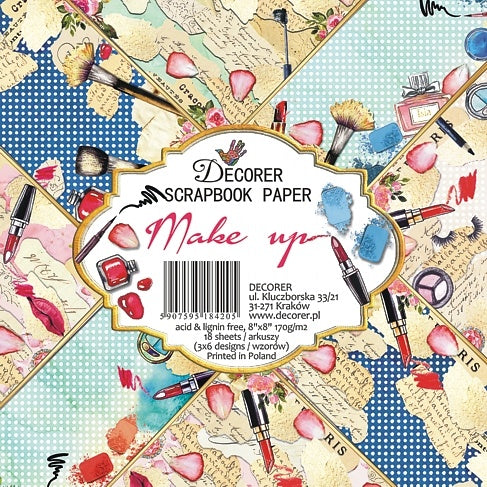 Decorer - Make up 8x8 scrapbook paper