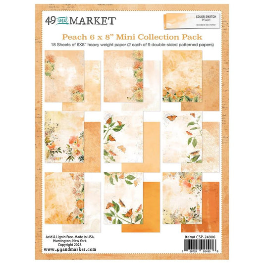 49 and Market - Peach 6x8 inch Mini Collection Pack