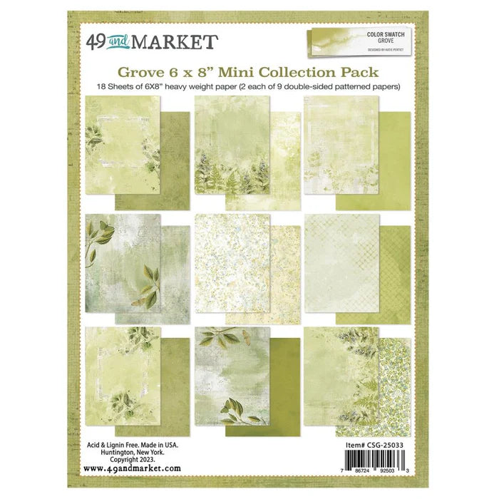 49 and Market - Grove 6x8 inch Mini Collection Pack