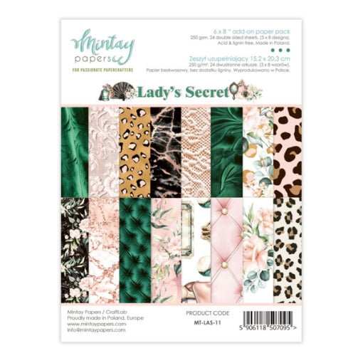 Mintay Papers - Lady's Secret - Add on paper pack