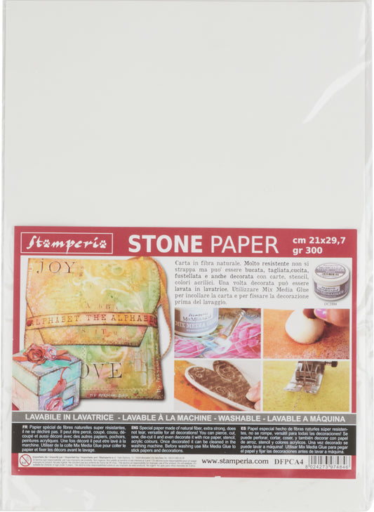 Stamperia - Stone Paper 21x29,7 cm 300 grams