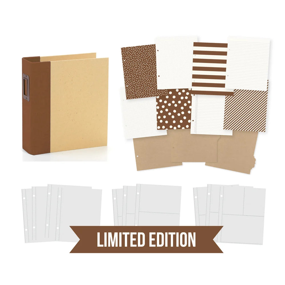 Simple Stories - Sn@p! Designer Binder Brown Limited Edition