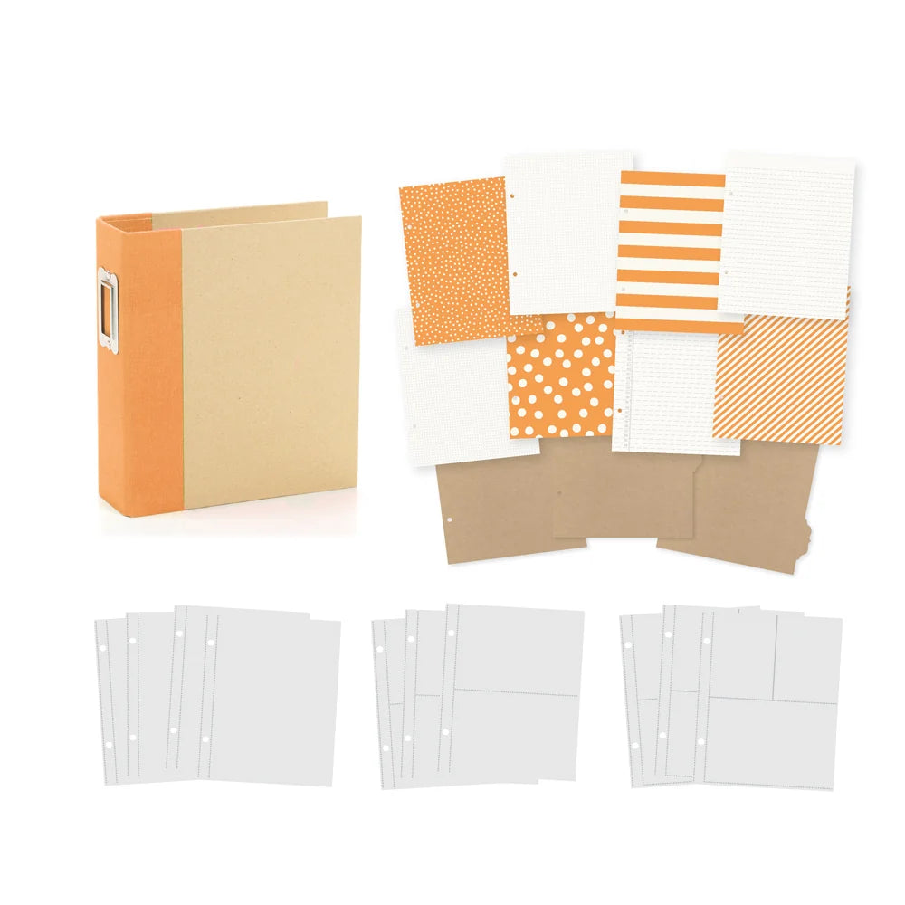 Simple Stories - Sn@p! Designer Binder Orange Limited Edition