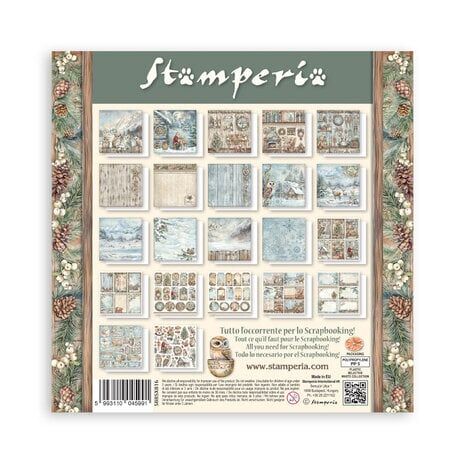 Stamperia - The Owl's House - 8 x 8 inch maxi pad