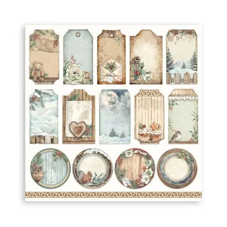 Stamperia - The Owl's House - 8 x 8 inch maxi pad