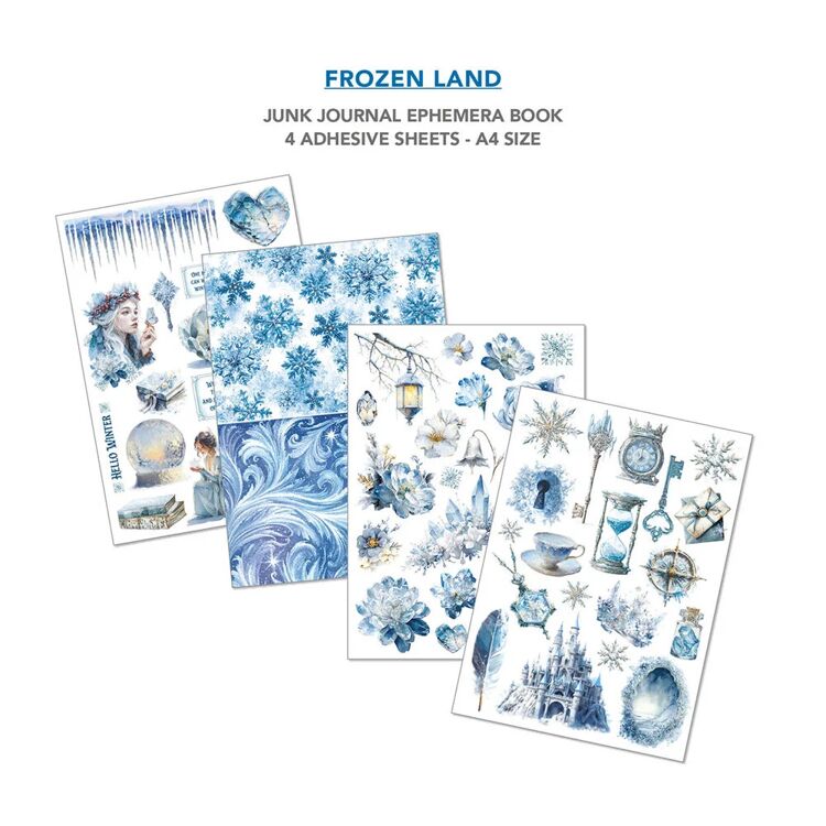 Ciao Bella - Frozen Land - Junk Journal &amp; Ephemera Book