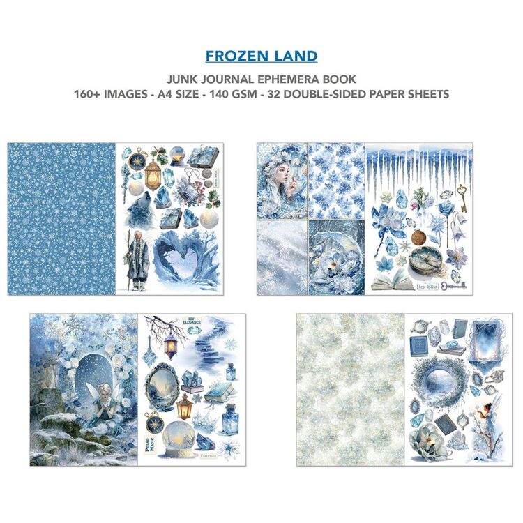 Ciao Bella - Frozen Land - Junk Journal &amp; Ephemera Book
