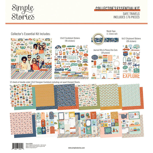 Simple Stories - Safe Travels Collector's Essential Kit